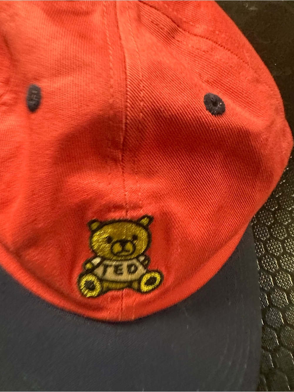 Red and Navy Teddy Fresh Cap